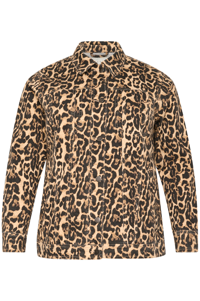 KCleonoma Denimjakke Leopard