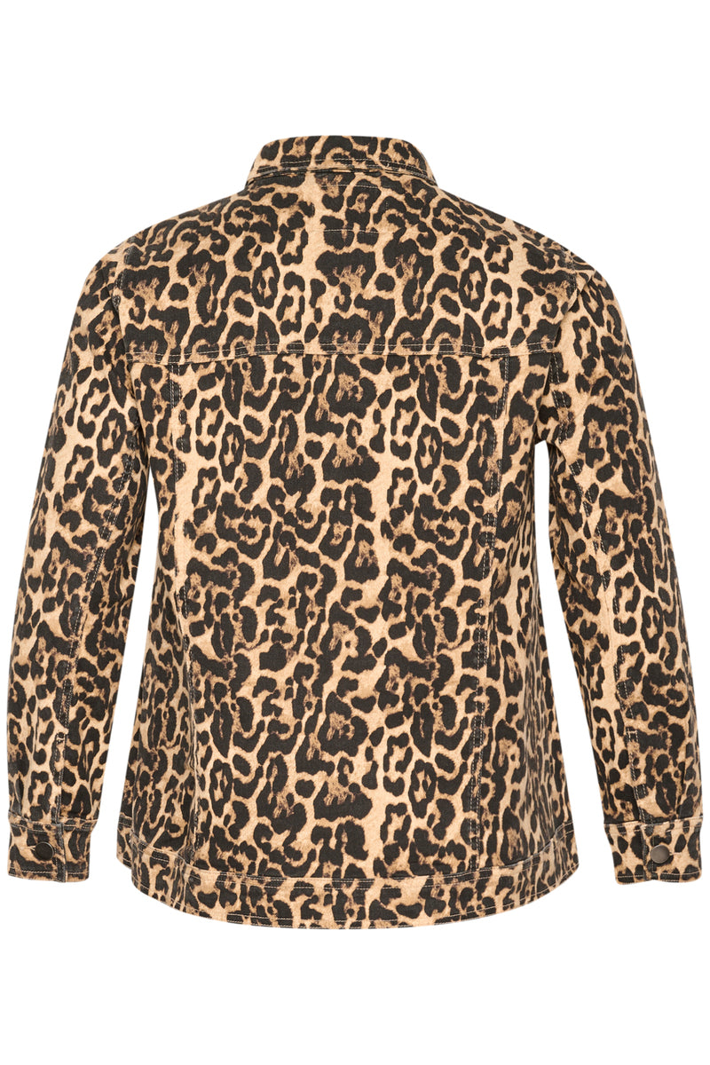 KCleonoma Denimjakke Leopard