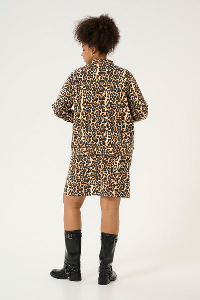 KCleonoma Denimjakke Leopard