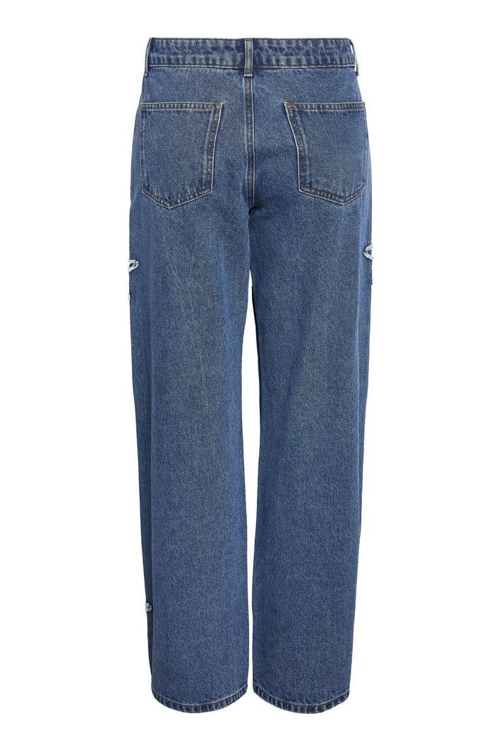 LONEL Jeans m/Stjerne "32 WIDE Medium Blue Denim