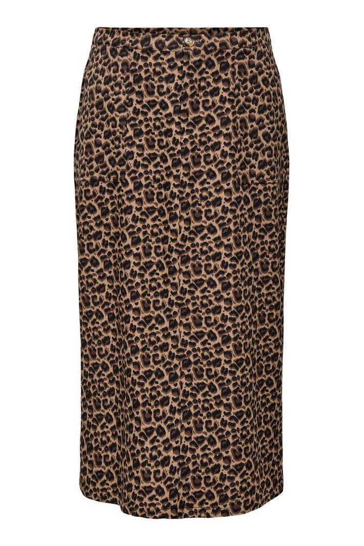 CARJILL Maxi Nederdel Leopard