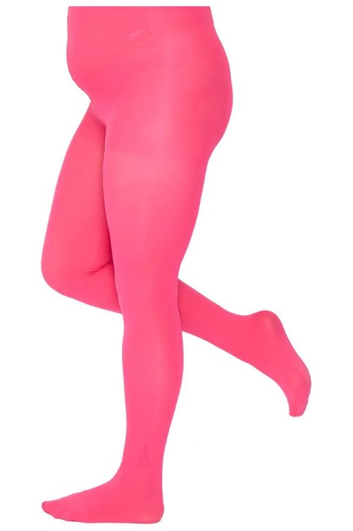 Strømpebukser 90 Denier - Curvy Super Stretch - Shocking Pink